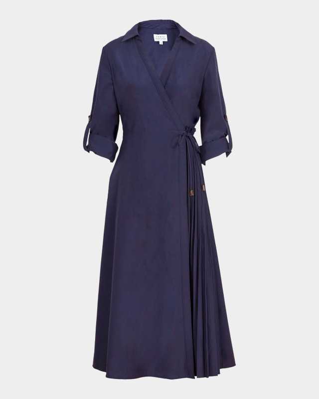 Shivon Midi Wrap Dress